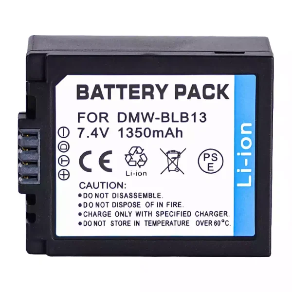 Kastar Replacement Battery For Panasonic DMW-BLB13E – 1650mAh Li-Ion For Digital SLR