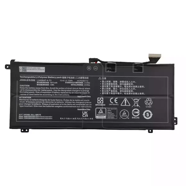 ノートパソコン バッテリー 対応 L240BAT-4-73