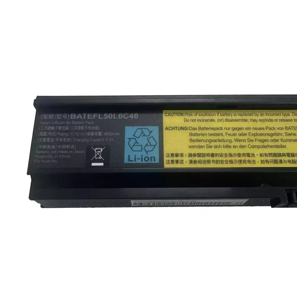 ノートパソコン バッテリー 対応 [ACER]エイサー BATEFL50L6C48 - 画像 (2)