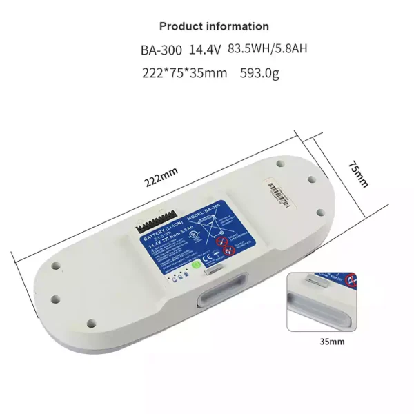 互換 バッテリー 対応 Inogen Oxygen Machine 1400-1020 1400-1030 1400-1000 - 画像 (2)
