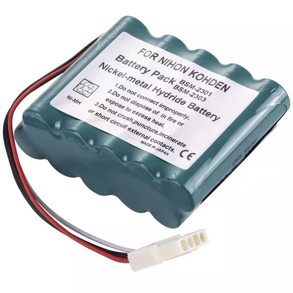 互換 バッテリー 対応 Nihon Kohden I 2301A,Nihon Kohden I 2304A,Unipower B11419,Alphasource AS36011,Interstate Batteries AMED2131 - 画像 (2)