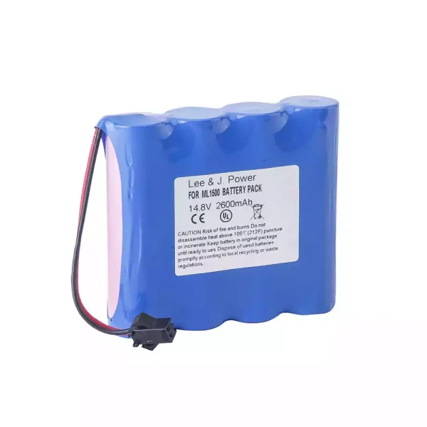 互換 バッテリー 対応 Million ML1500 LPO155-14 8V-2.2AH FY-18650LP01555