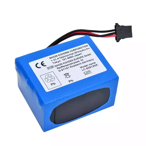 互換 バッテリー 対応 NIHON KOHDEN JC-901D,RH-933D,QI-901D,QI-902D,QM-501D,QI-911E,QI-912E,BR-911D,BR-912D,BR-913D,KD-901E,KH-801D - 画像 (2)