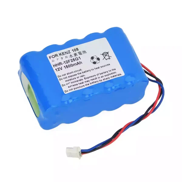 互換 バッテリー 対応 Kenz Cardico ECG-108 ECG-110 HHR-12F25G1