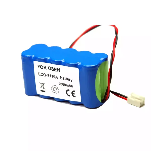 互換 バッテリー 対応 OSEN ECG-8110 ECG-8110A ECG-8130A - 画像 (2)