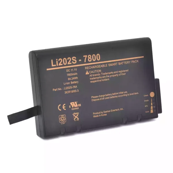 互換 バッテリー 対応 Spacelabs LI202S-7800,LI202S-78A,146-0127-00 - 画像 (2)