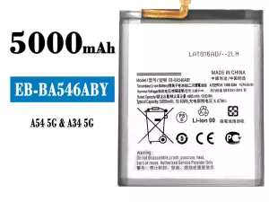 互換 バッテリー EB-BA546ABY 対応 Samsung A54 5G/A34 5G