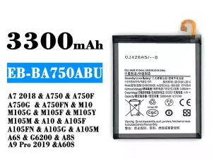 互換 バッテリー EB-BA750ABU 対応 Samsung A7 2018/A8S/A9 Pro 2019/A60S