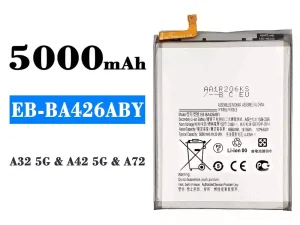 互換 バッテリー EB-BA426ABY 対応 Samsung A32 5G/A42 5G/A72