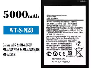 互換 バッテリー WT-S-N28 対応 Samsung Galaxy A05
