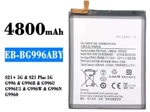 互換 バッテリー EB-BG996ABY 対応 Samsung S21+ 5G/S21 Plus 5G