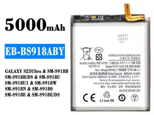 互換 バッテリー EB-BS918ABY 対応 Samsung GALAXY S23 Ultra