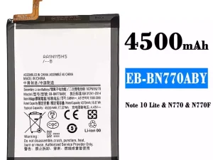 互換 バッテリー EB-BN770ABY 対応 Samsung Note 10 Lite