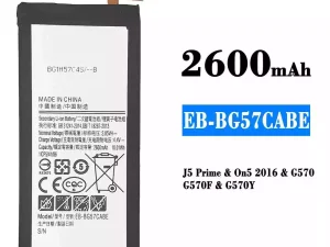互換 バッテリー EB-BG57CABE 対応 Samsung J5 Prime