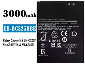 互換 バッテリー EB-BG525BBE 対応 Samsung Galaxy Xcover 5