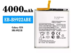 互換 バッテリー EB-BS922ABE 対応 Samsung Galaxy S24