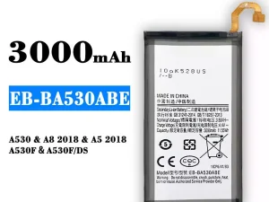 互換 バッテリー EB-BA530ABE 対応 Samsung A8 2018/A5 2018