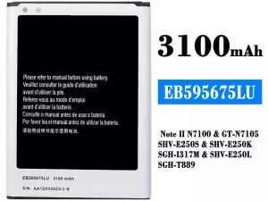 互換 バッテリー EB595675LU 対応 Samsung Note 2