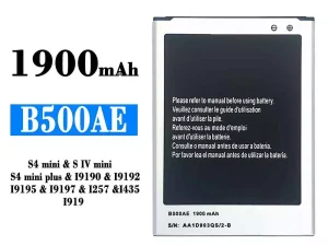 互換 バッテリー B500AE 対応 Samsung S4 mini,S4 mini plus