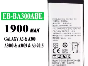 互換 バッテリー EB-BA300ABE 対応 Samsung A3 2015