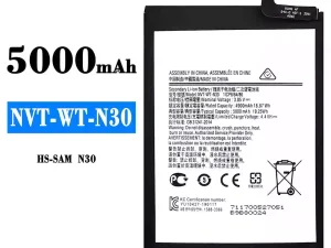 互換 バッテリー NVT-WT-N30 対応 Samsung HS-SAM,N30