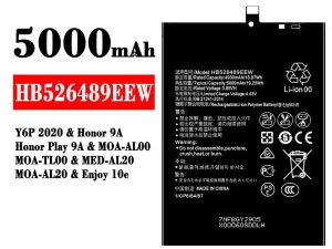 互換 バッテリー HB526489EEW 対応 HUAWEI Y6P 2020 / Honor 9A / Honor Play 9A / Enjoy 10e