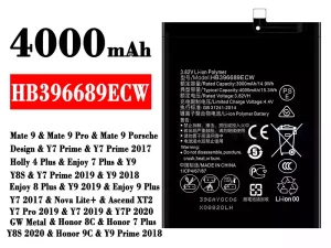 互換 バッテリー HB396689ECW 対応 HUAWEI Mate 9 / Mate 9 Pro / Enjoy 7 Plus / Y9 / Y8S / Y9 2018 / Enjoy 8 Plus / Y9 2019 / Enjoy 9 Plus / Y7 2017 / Nova Lite+ /Y7 Pro 2019 / Y7 2019 / Y7P 2020 / Honor 8C / Honor 7 Plus/Y8S 2020 / Honor 9C /