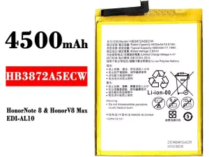 互換 バッテリー HB3872A5ECW 対応 HUAWEI Honor Note 8 / Honor V8 Max
