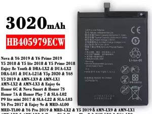 互換 バッテリー HB405979ECW 対応 HUAWEI Y6 2019 / Y5 2018