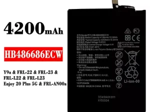 互換 バッテリー HB486686ECW 対応 HUAWEI Y9a / Enjoy 20 Plus 5G