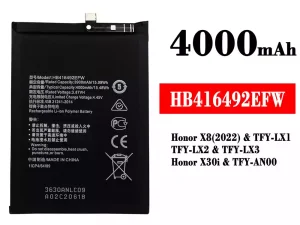 互換 バッテリー HB416492EFW 対応 HUAWEI Honor X8(2022) / Honor X30i