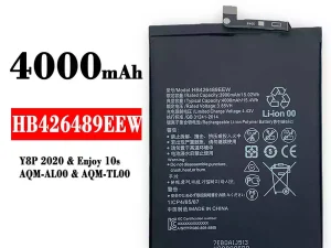 互換 バッテリー HB426489EEW 対応 HUAWEI Y8P 2020 / Enjoy 10s