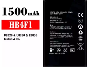 互換 バッテリー HB4F1 対応 HUAWEI U8220/U8230/E5830/E5838/E5