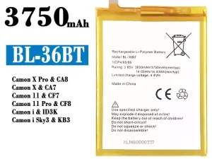 互換 バッテリー BL-36BT 対応 Tecno Camon X Pro / Camon X / Camon 11 / Camon 11 Pro / Camon i / Camon i Sky3