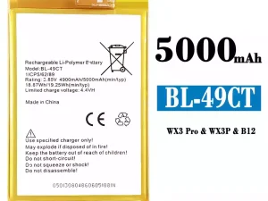 互換 バッテリー BL-49CT 対応 Tecno WX3 Pro