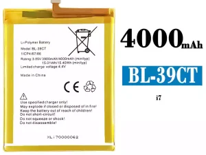 互換 バッテリー BL-39CT 対応 Tecno i7