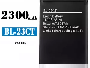 互換 バッテリー BL-23CT 対応 Tecno WX3 LTE