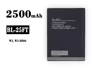 互換 バッテリー BL-25FT 対応 Tecno W3, W3-H806