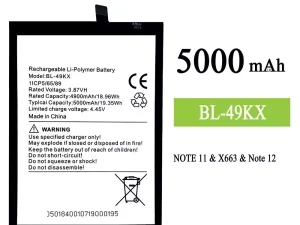 互換 バッテリー BL-49KX 対応 Infinix Note 11 / Note 12