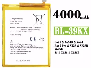 互換 バッテリー BL-39KX 対応 Infinix Hot 7 / Hot 7 Pro