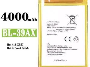 互換 バッテリー BL-39AX 対応 Infinix Hot 4 /Hot 4 Pro