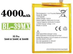 互換 バッテリー BL-39MX 対応 Infinix S5 Pro