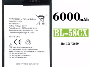 互換 バッテリー BL-58CX 対応 Infinix Hot 10i