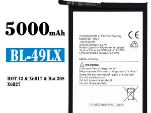 互換 バッテリー BL-49LX 対応 Infinix Hot 12,Hot 20S