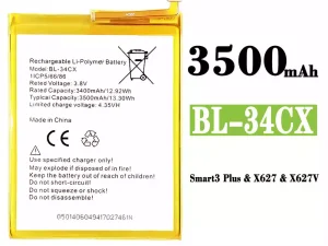 互換 バッテリー BL-34CX 対応 Infinix Smart 3 Plus