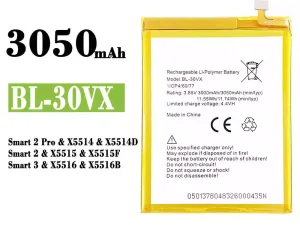 互換 バッテリー BL-30VX 対応 Infinix Smart 2 Pro / Smart 2 / Smart 3
