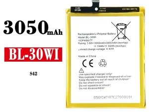 互換 バッテリー BL-30WI 対応 ITEL S42