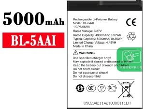 互換 バッテリー BL-5AAI 対応 ITEL