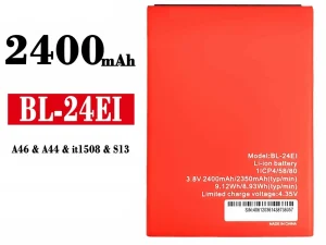 互換 バッテリー BL-24EI 対応 ITEL A46/A44/S13/it1508