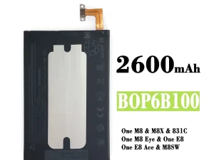 互換 バッテリー B0P6B100 BOP6B100 対応 HTC One M8 / One E8